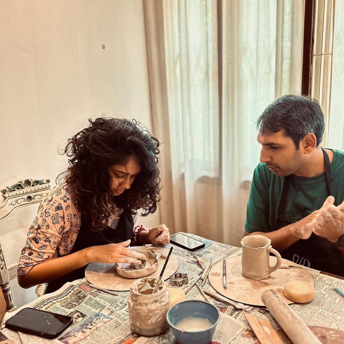 Inside the Studio Madrasi pottery studio