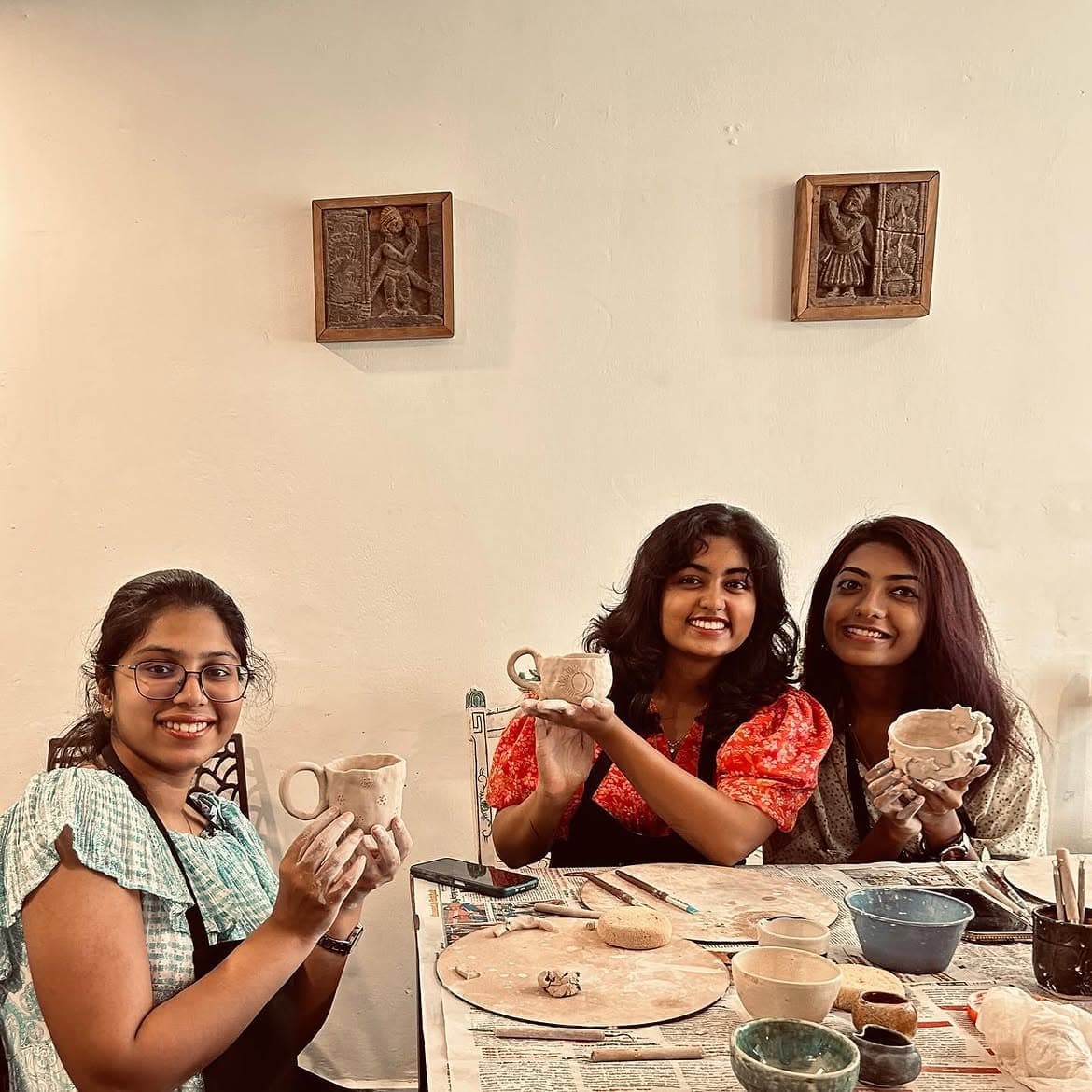Inside the Studio Madrasi pottery studio
