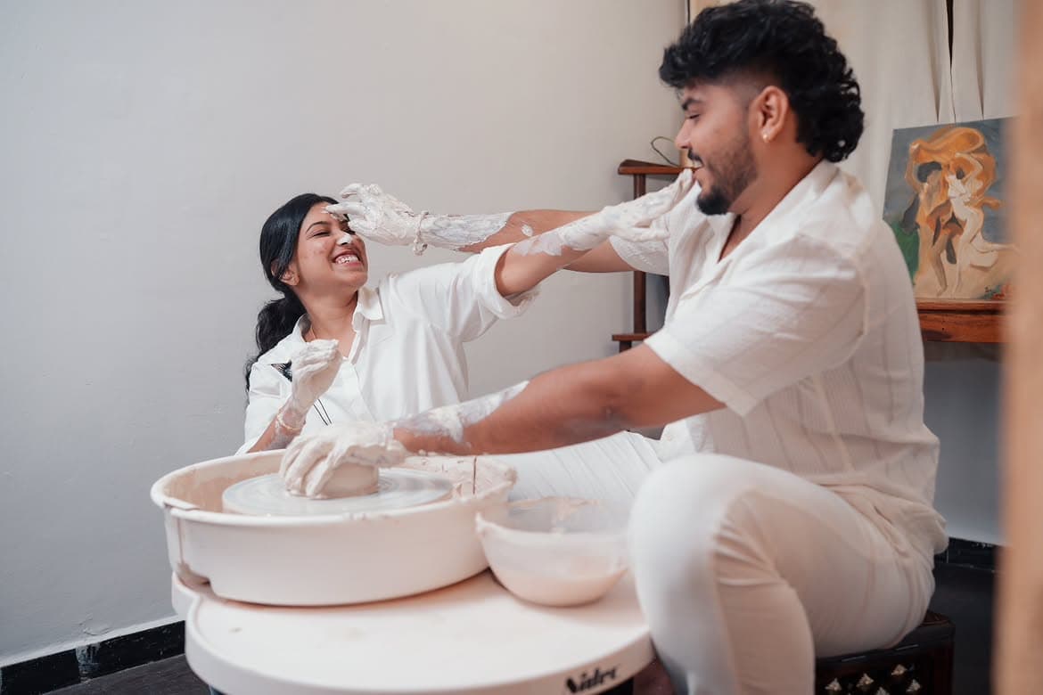 Handmade ceramics at Studio Madrasi